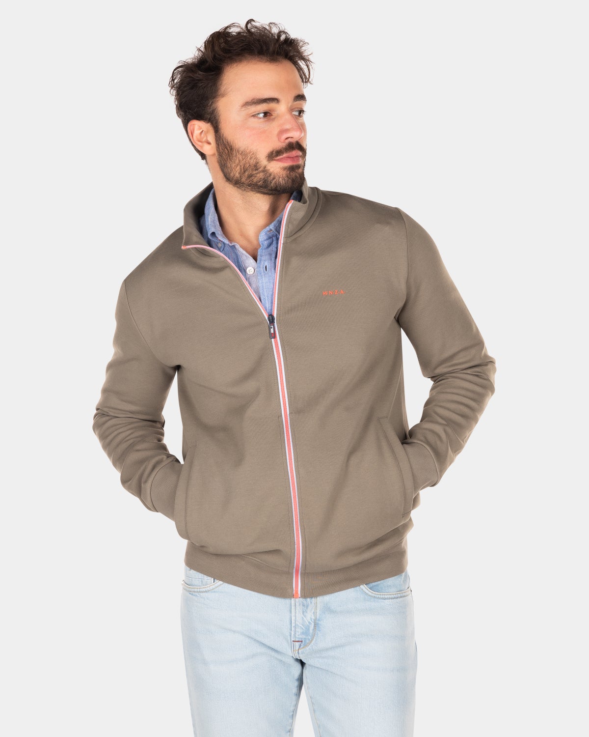 Cardigan stretch uni - Misty Army