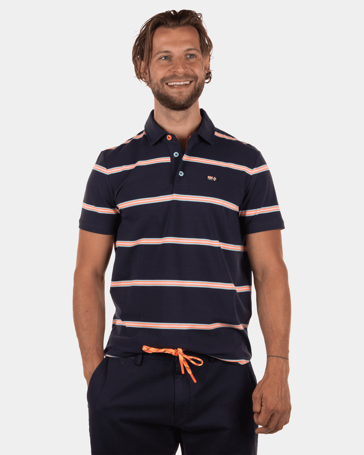 Polo rayé Kohangatera - Dutch Navy