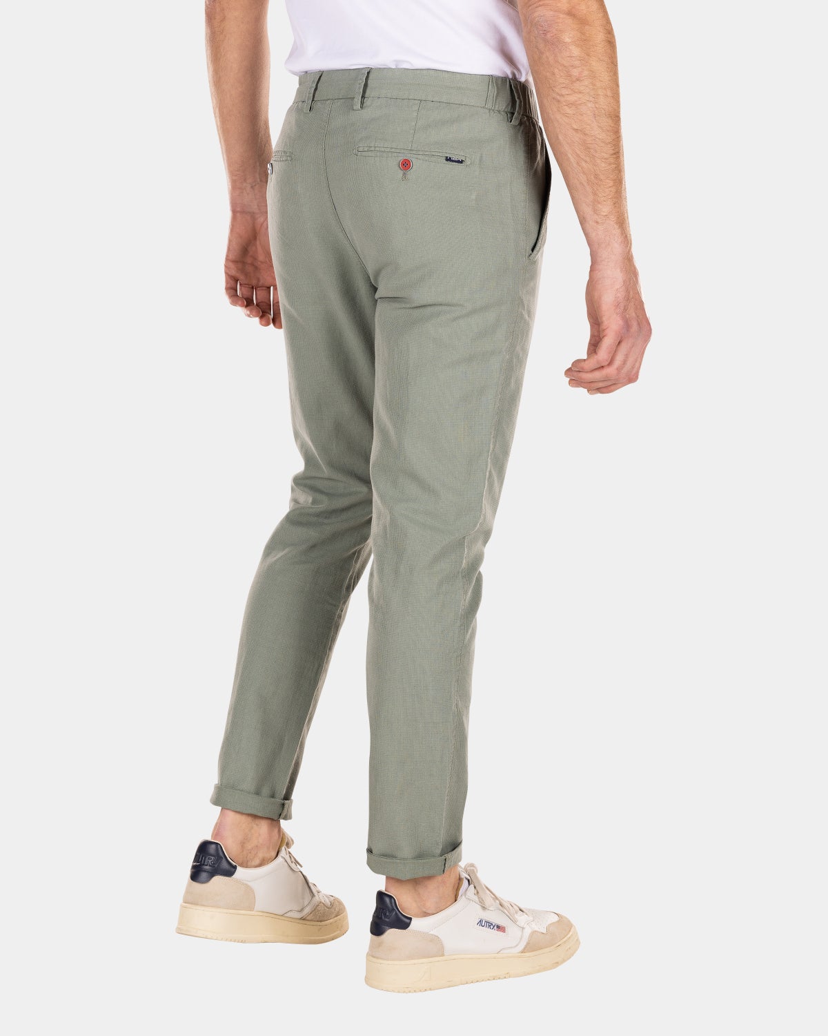 Pantalon chino en lin et coton - Mellow Army