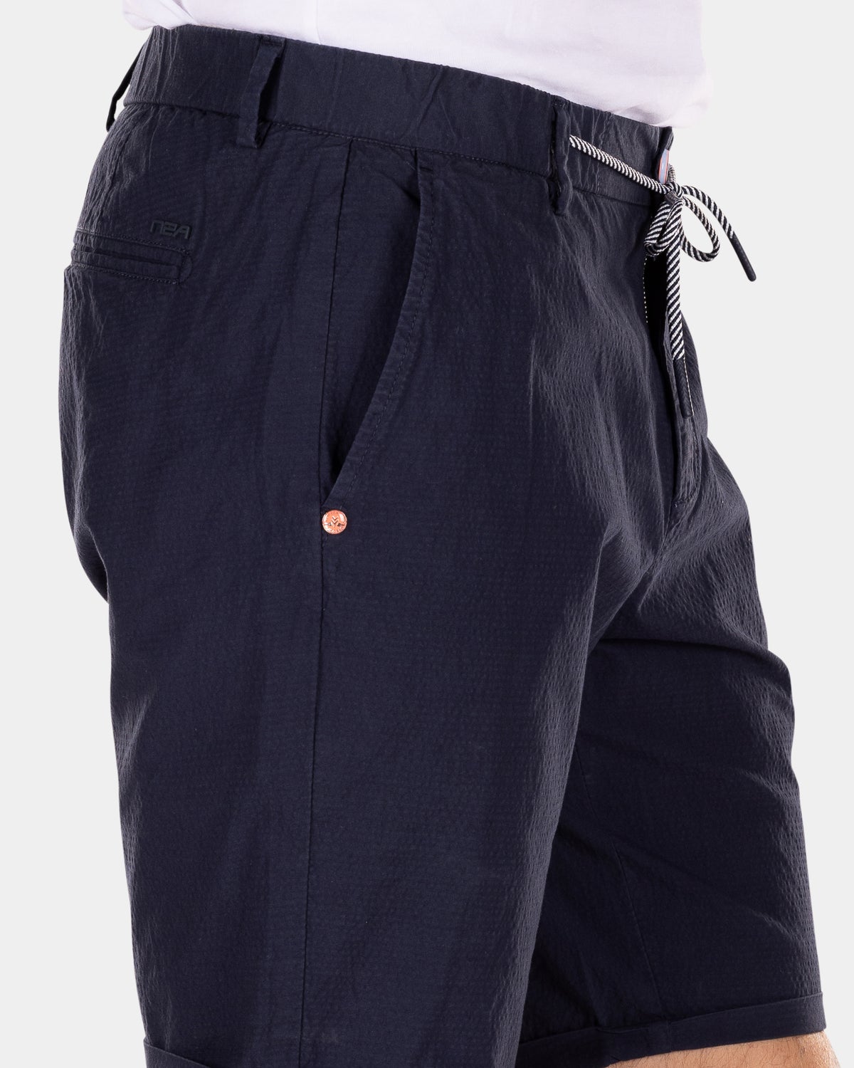 Short chinos made of cotton - Traditional Navy