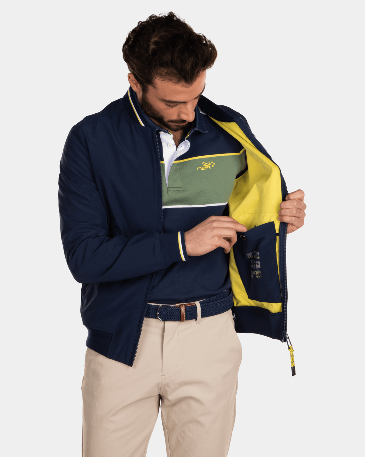 Softshell stretch bomberjack - Key Navy