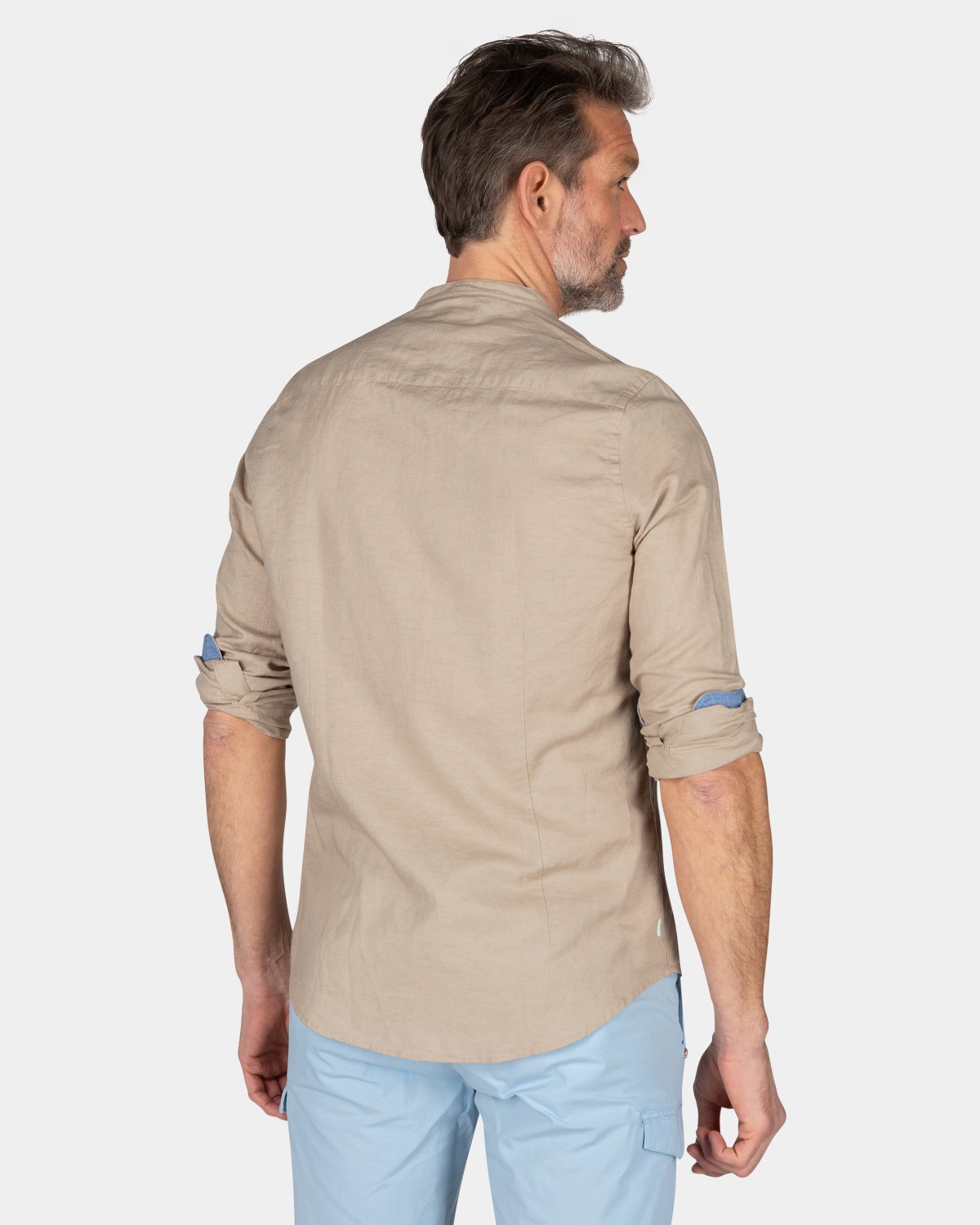 Chemise unie sans col - Shimmering Sand