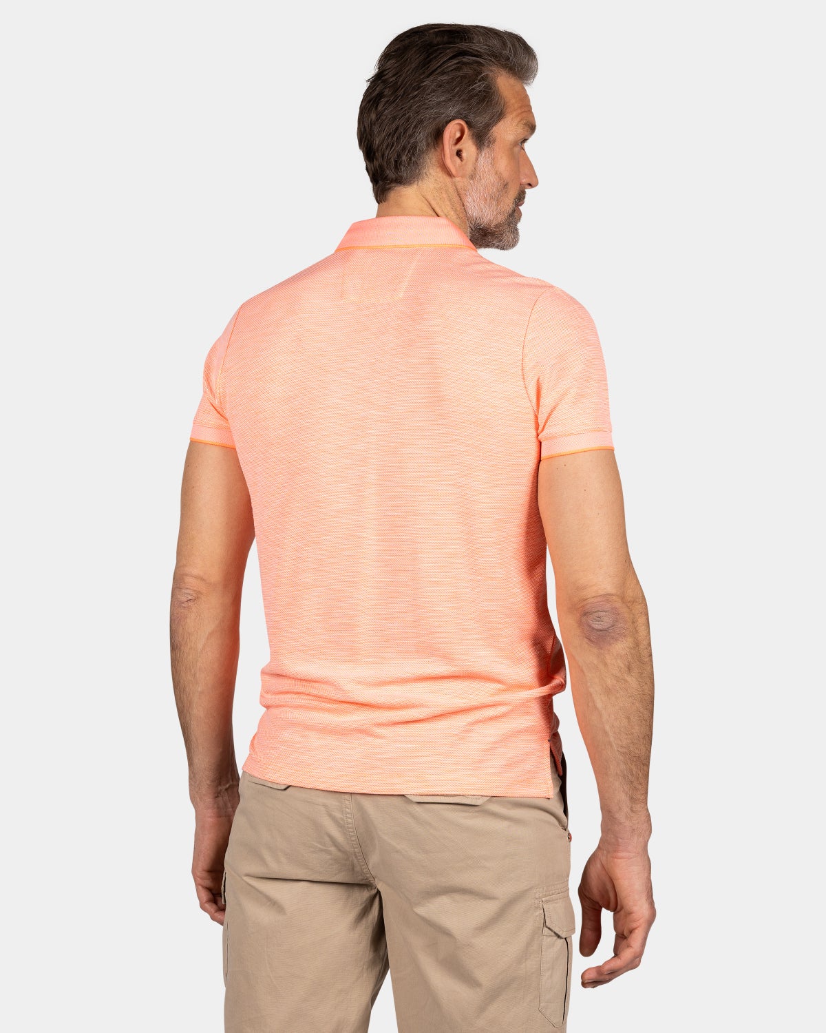 Plain polo made of durable material - Fury Pink
