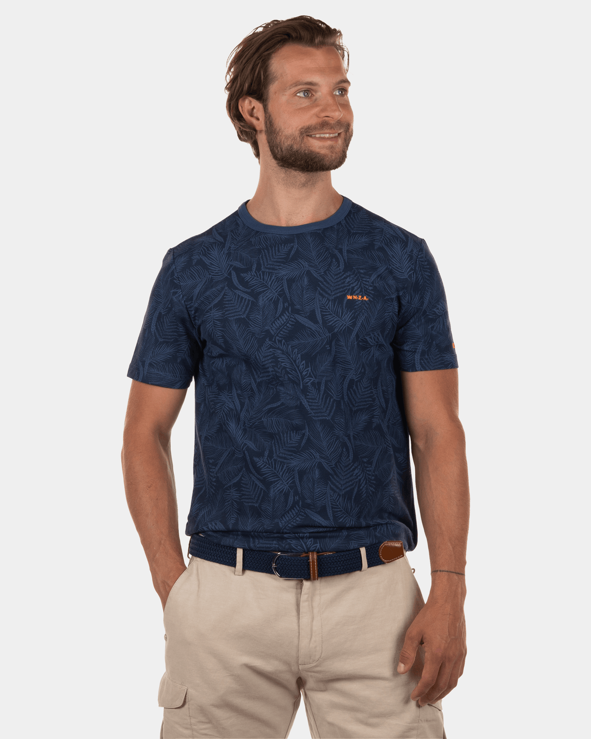 Ratopouri navy t-shirt met print - Dutch Navy