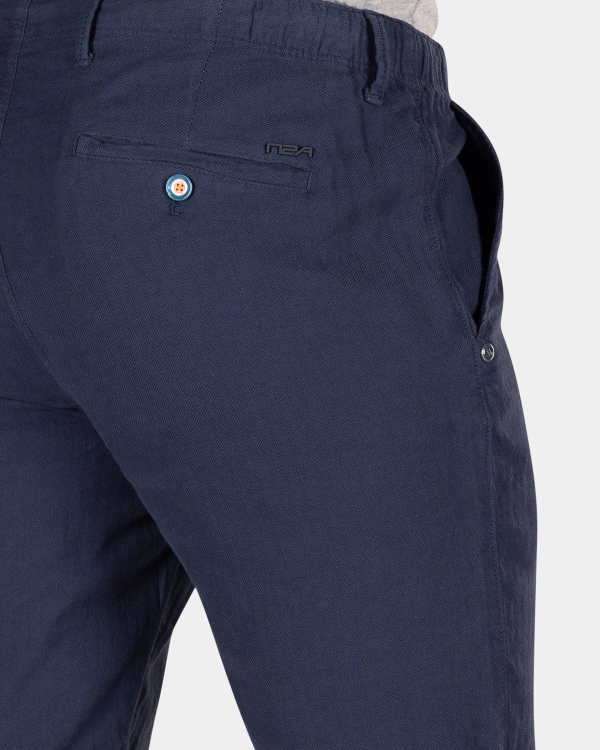 Shorts aus Baumwolle und Leinen - Ocean Navy