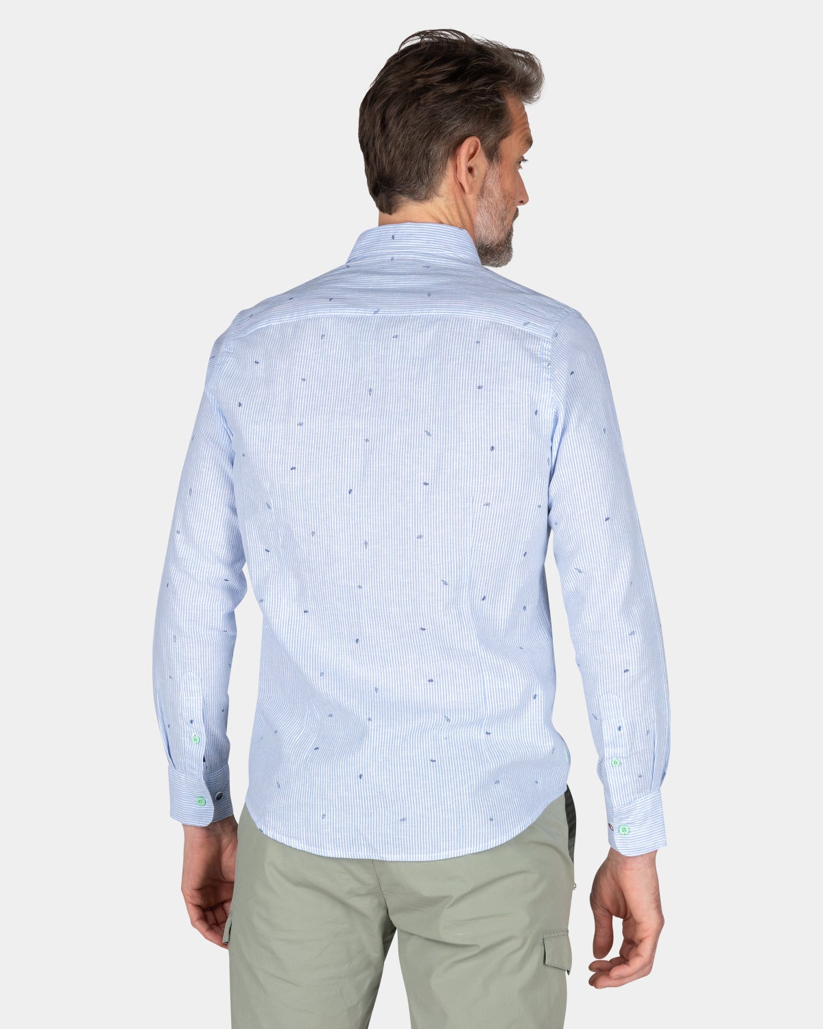 camisa de lino - Bed Blue