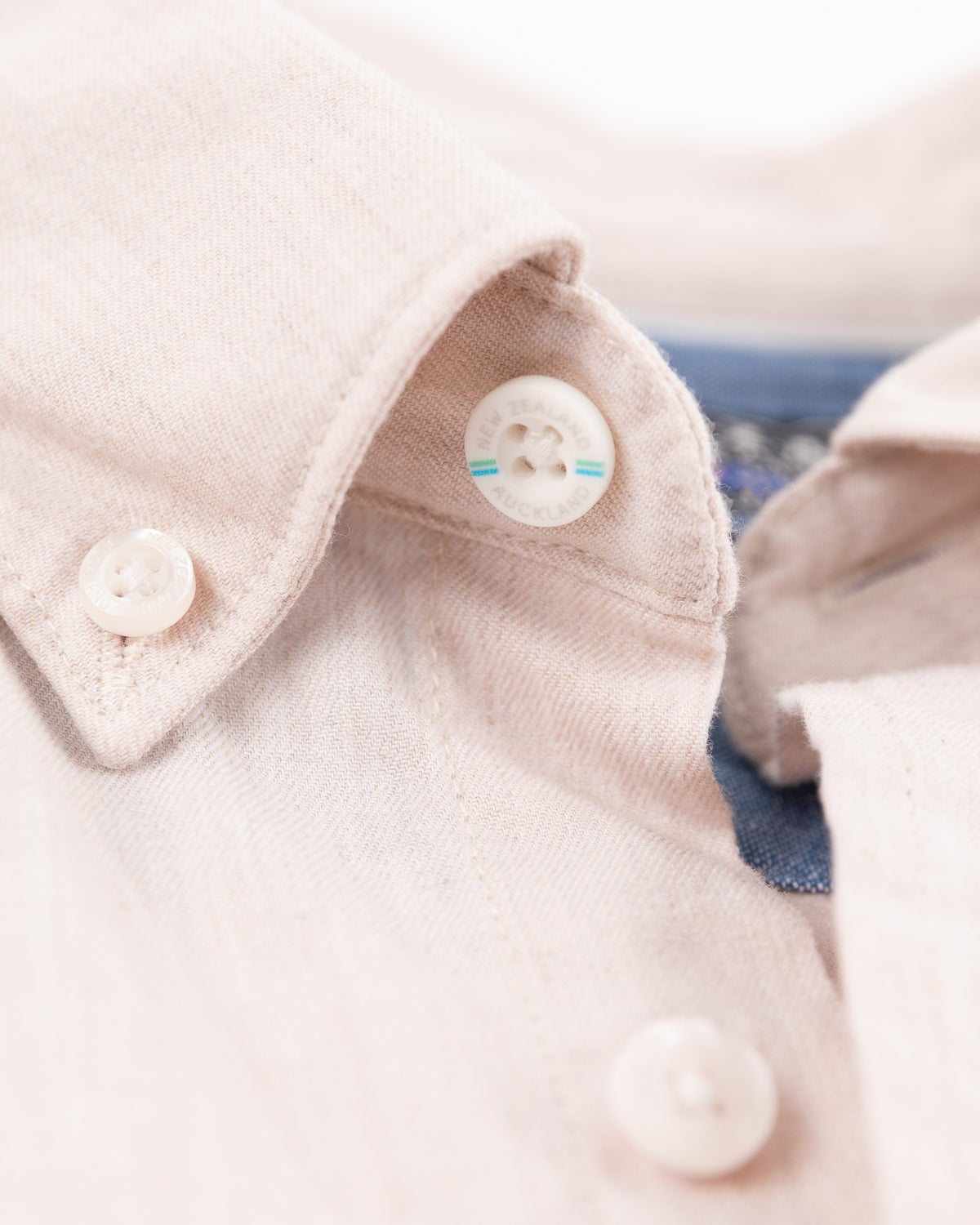 Camisa color beige liso - Oat Sand