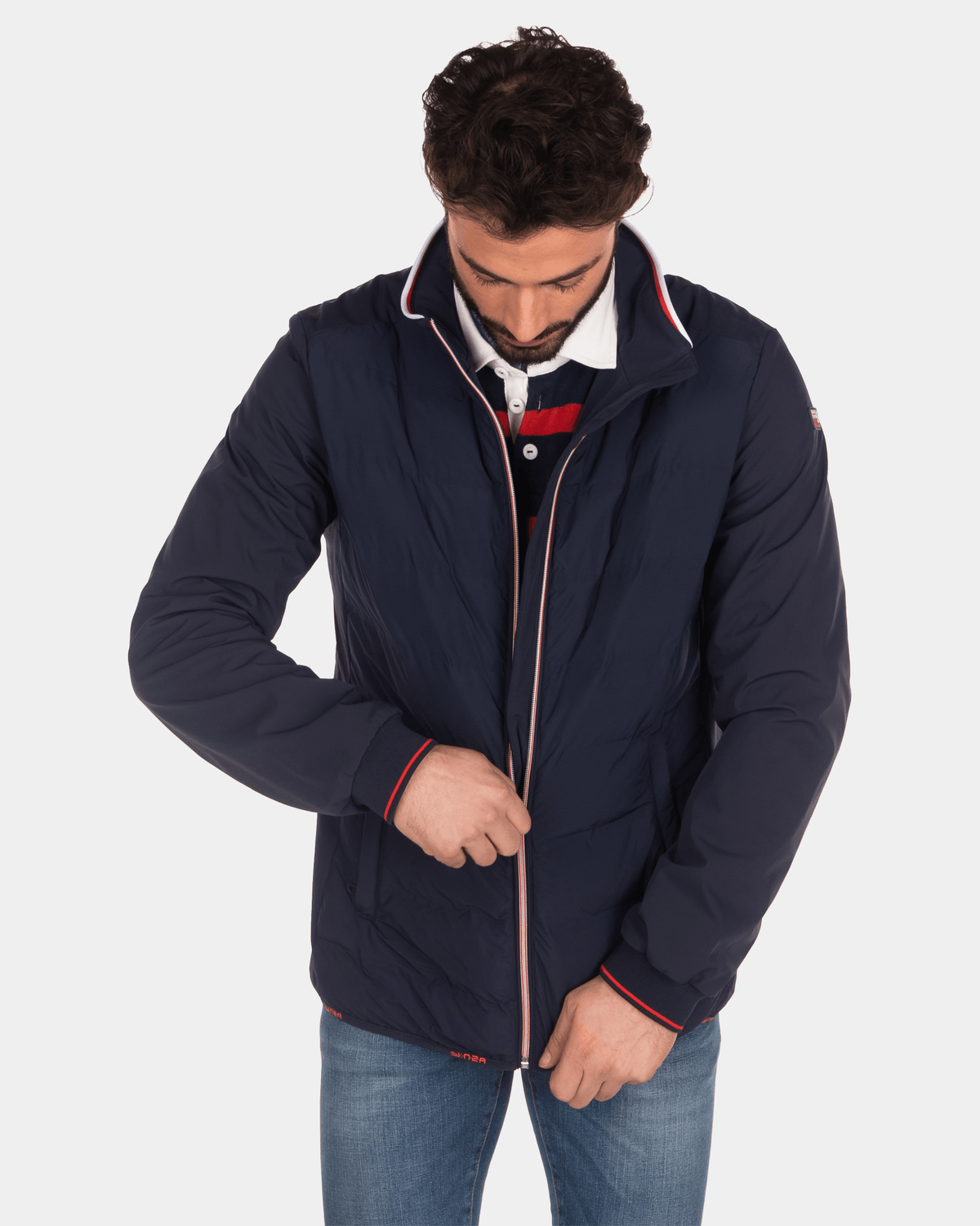 Softshell-Bomberjacke - Industrial Navy