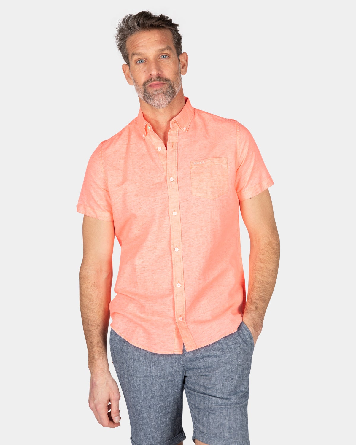 Plain shirt short sleeves - Fury Pink