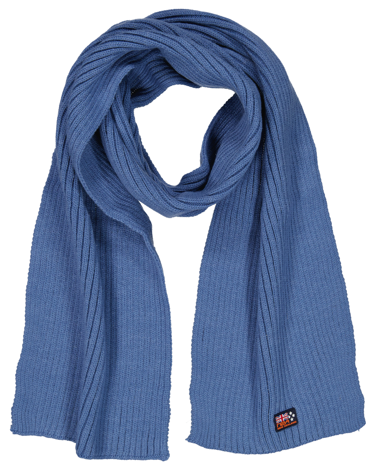 Écharpe tricotée en acrylique - Cloudy Blue