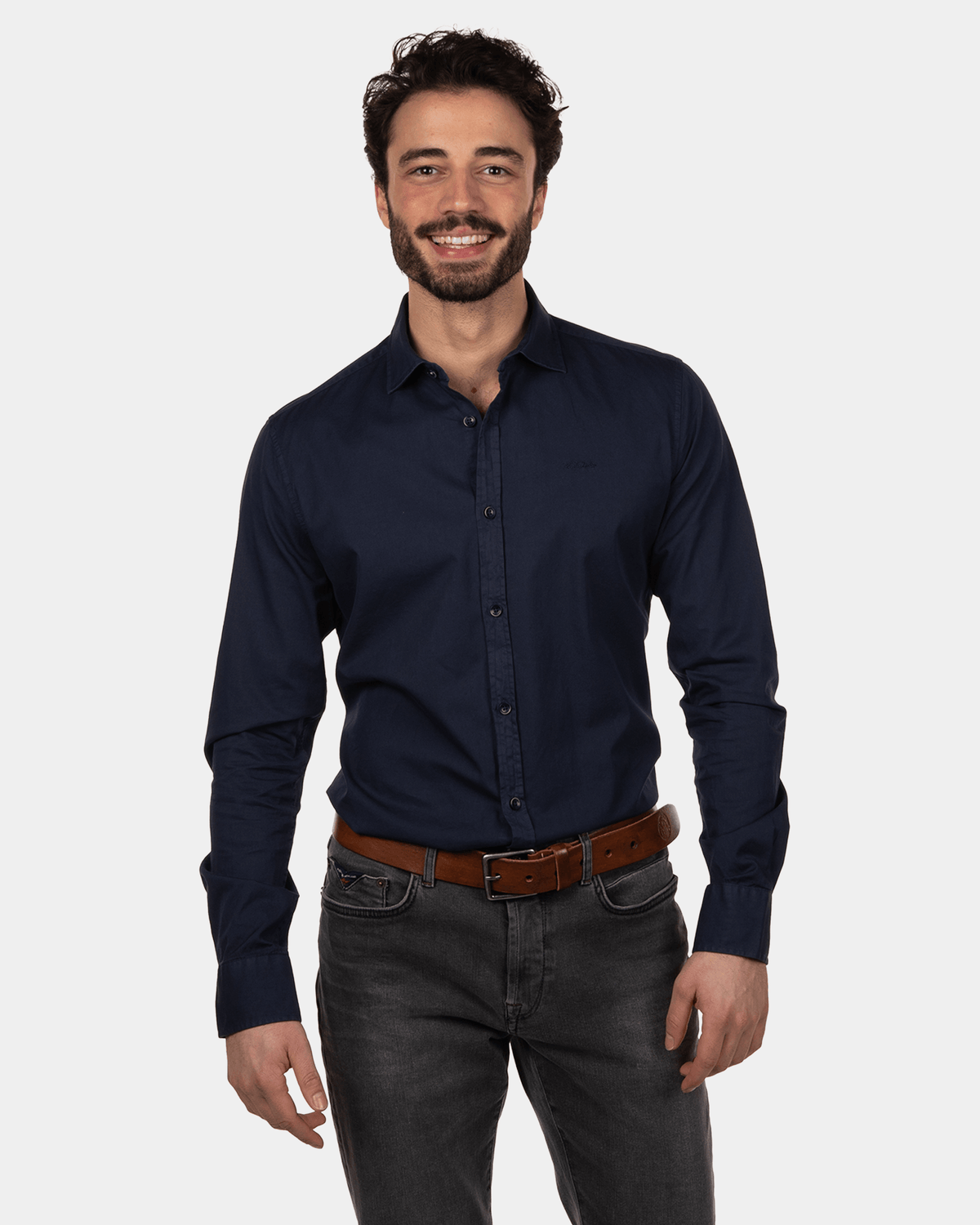 Cotton shirt - Navy