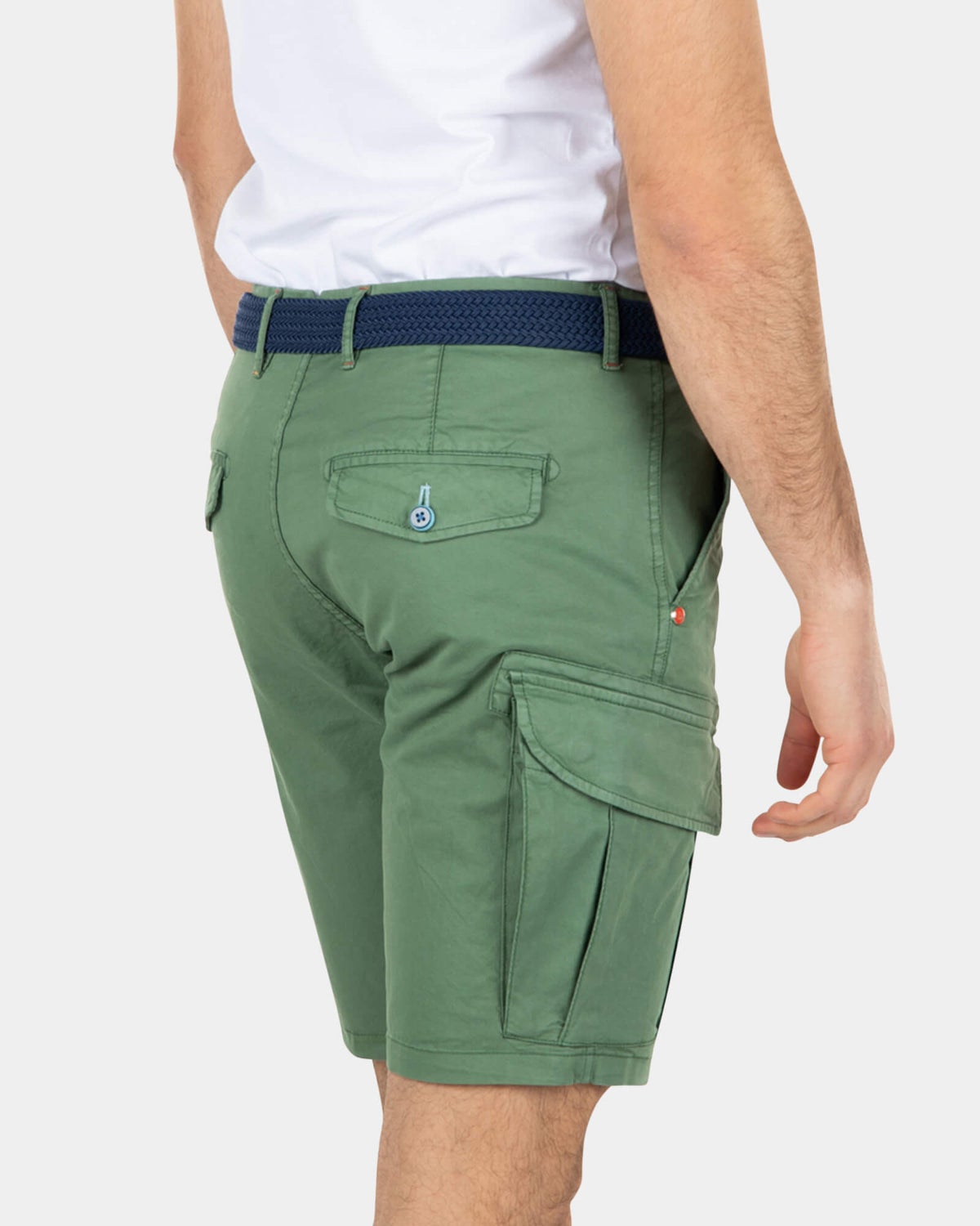 Katoen stretch cargo shorts - Active Army