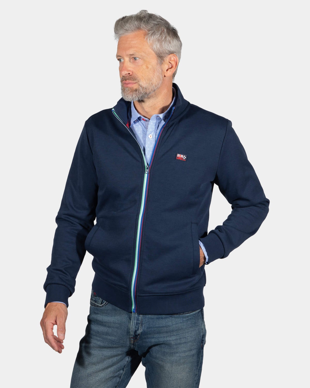 Gilet avec fermeture éclair Aramoana - Reef Navy