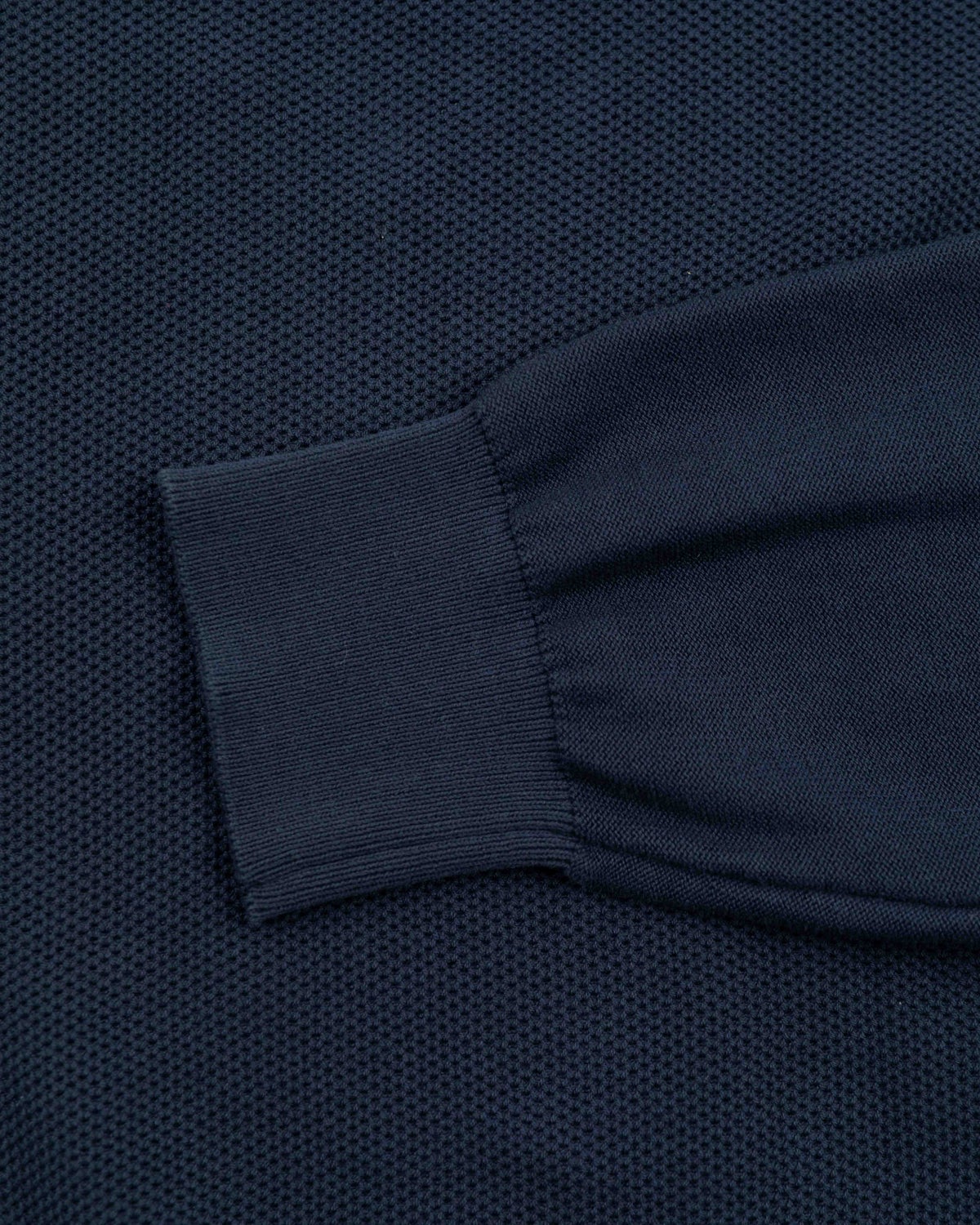 Effen trui met rits - Traditional Navy