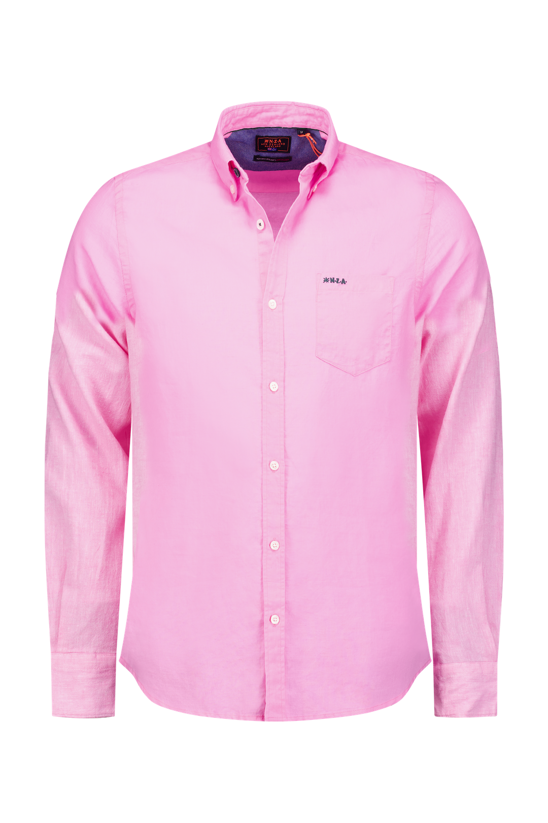 Chemise en lin stretch - Bright Pink