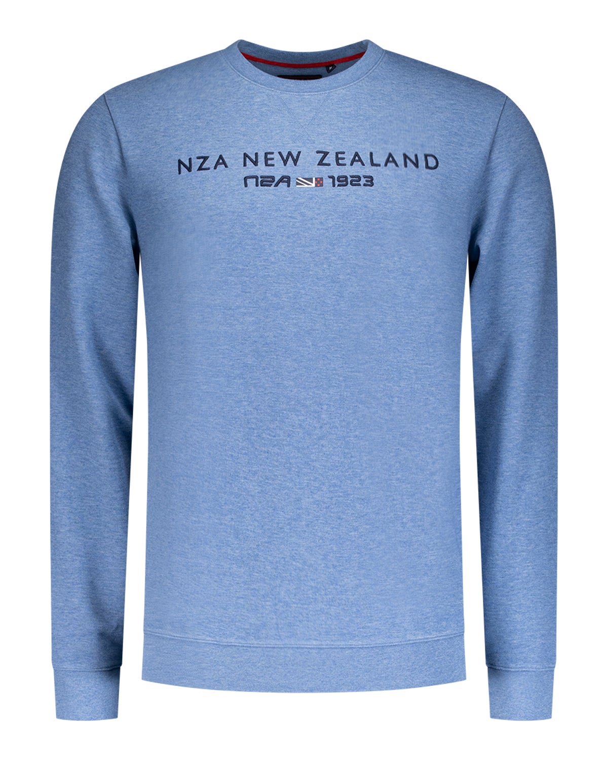 Blauwe sweater met NZA logo - Brave Blue