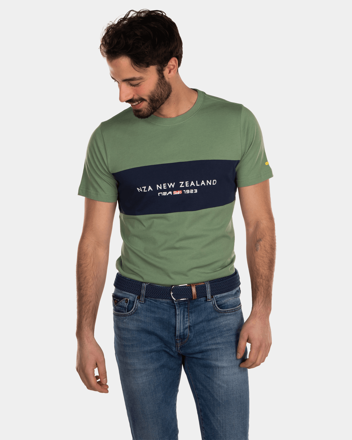 Baumwoll-T-Shirt mit Logo - Active Army