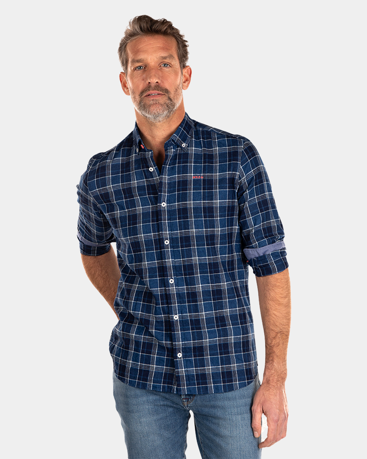 Camisa cuadros azul - Indigo