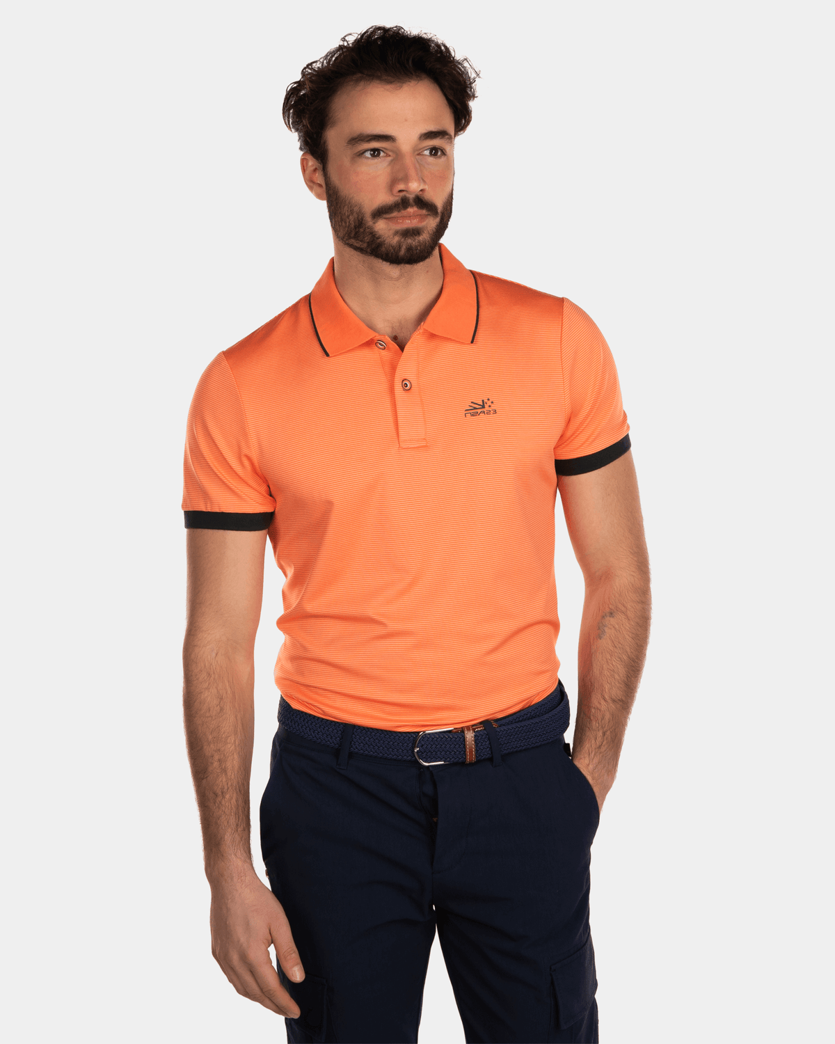 Polo Elástico Naranja - Burned Orange