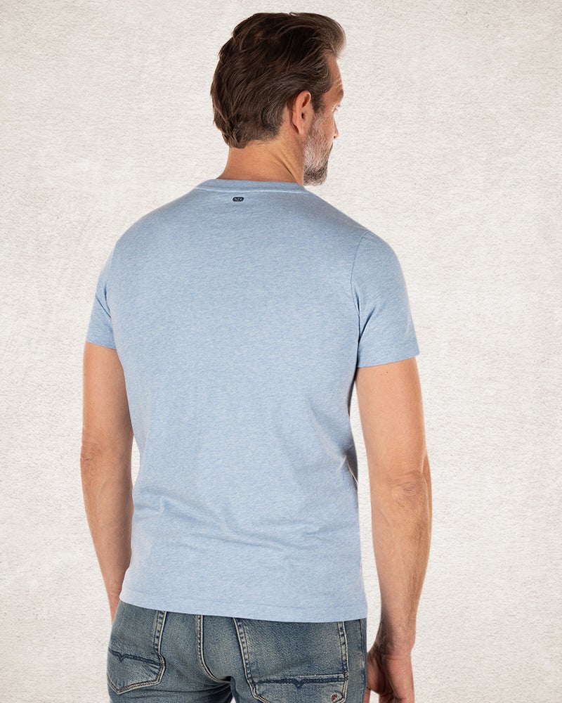 Crew neck Tee Pale blue