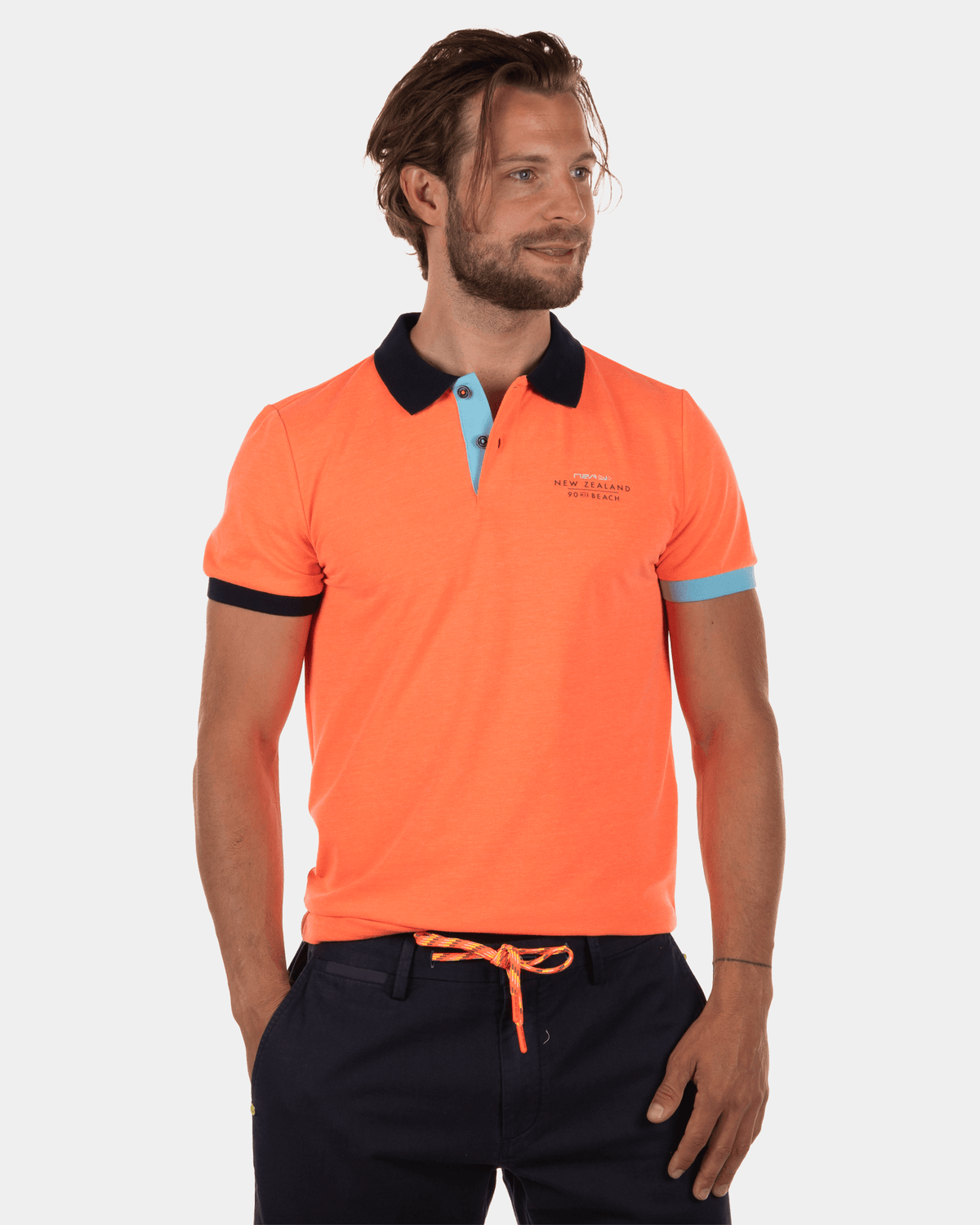 Polo uni Moonstone - Apricot Neon Orange