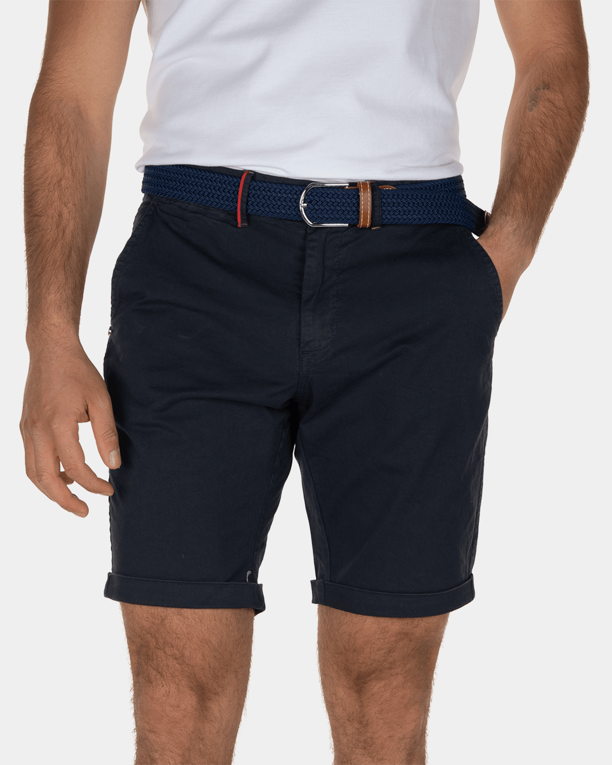 Korte stretch chino Whale Bay - Urban Navy