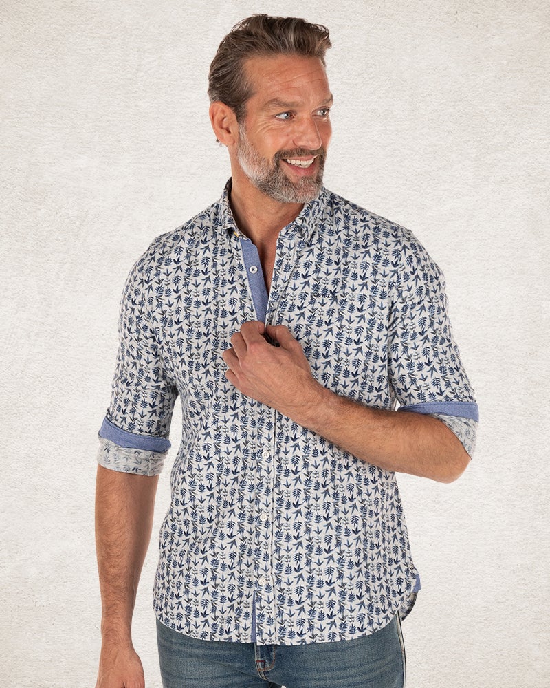 Chemise en coton avec imprimé intégral