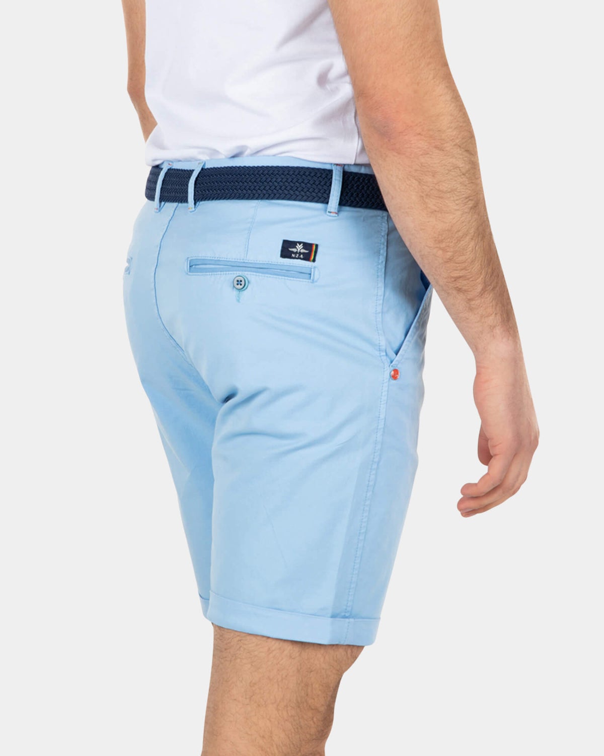 Katoenen stretch chino shorts - Bright Sky