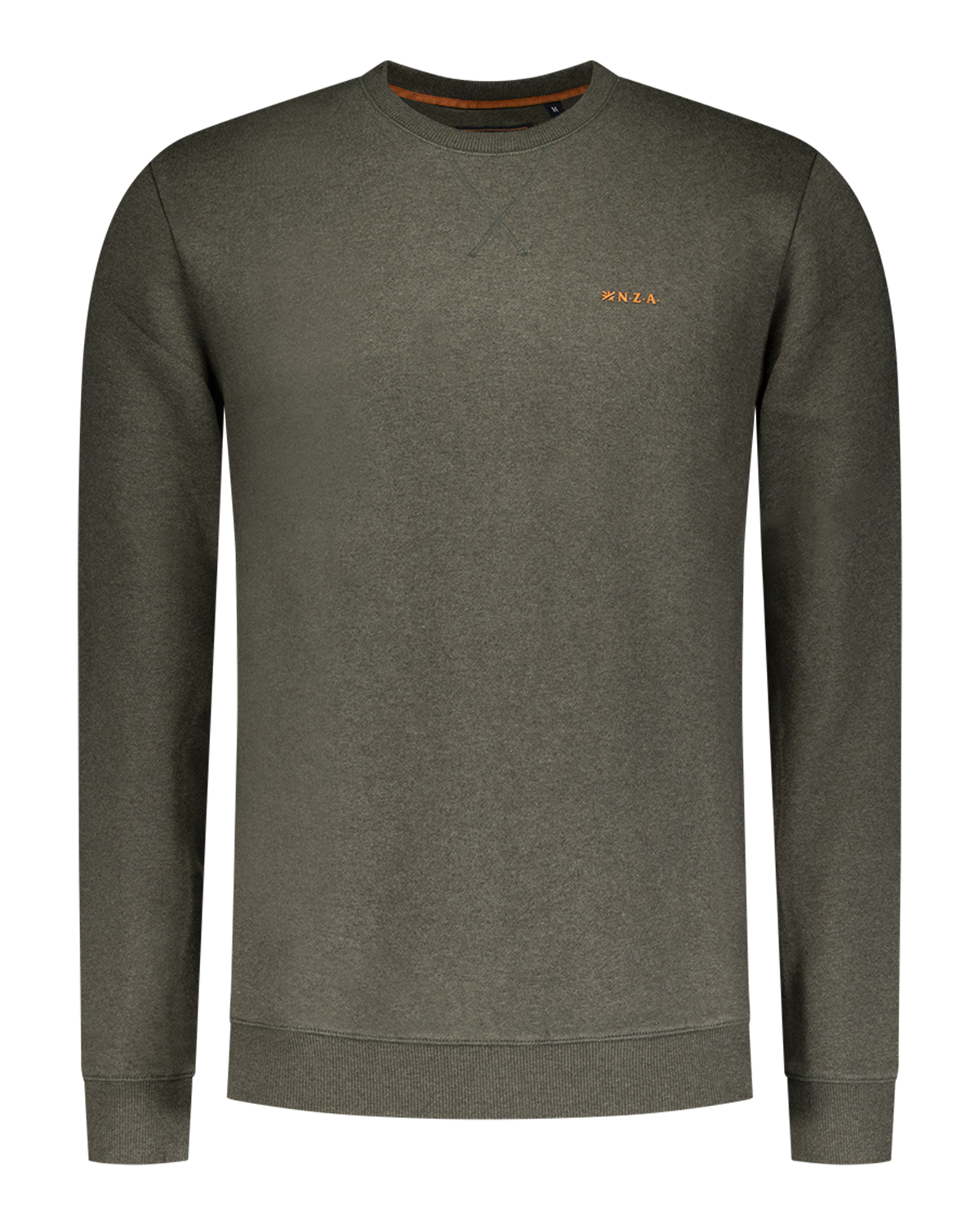 Dark green crew neck sweater - Quartz Green