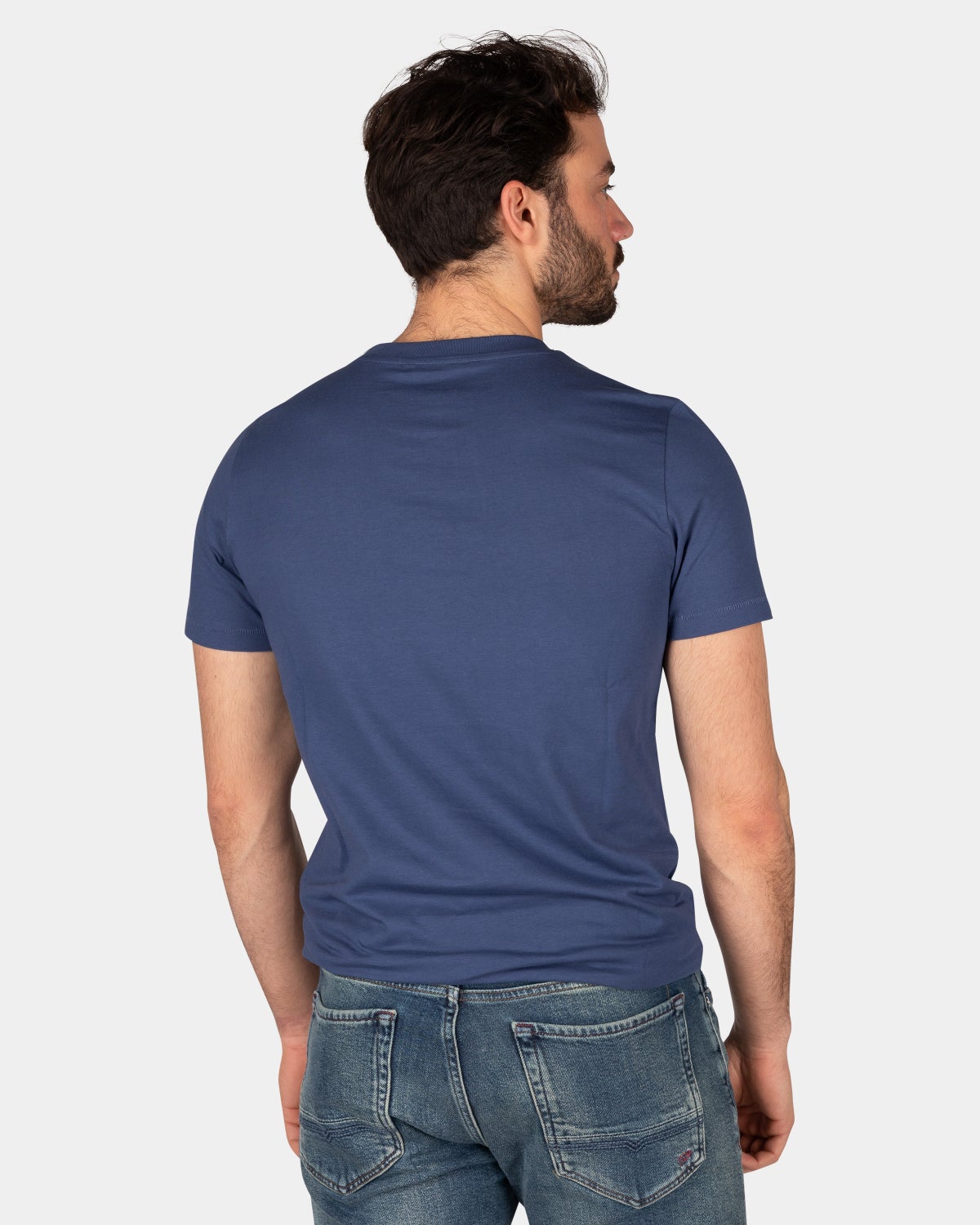 Baumwoll-T-Shirt mit Logo - Dusk Navy