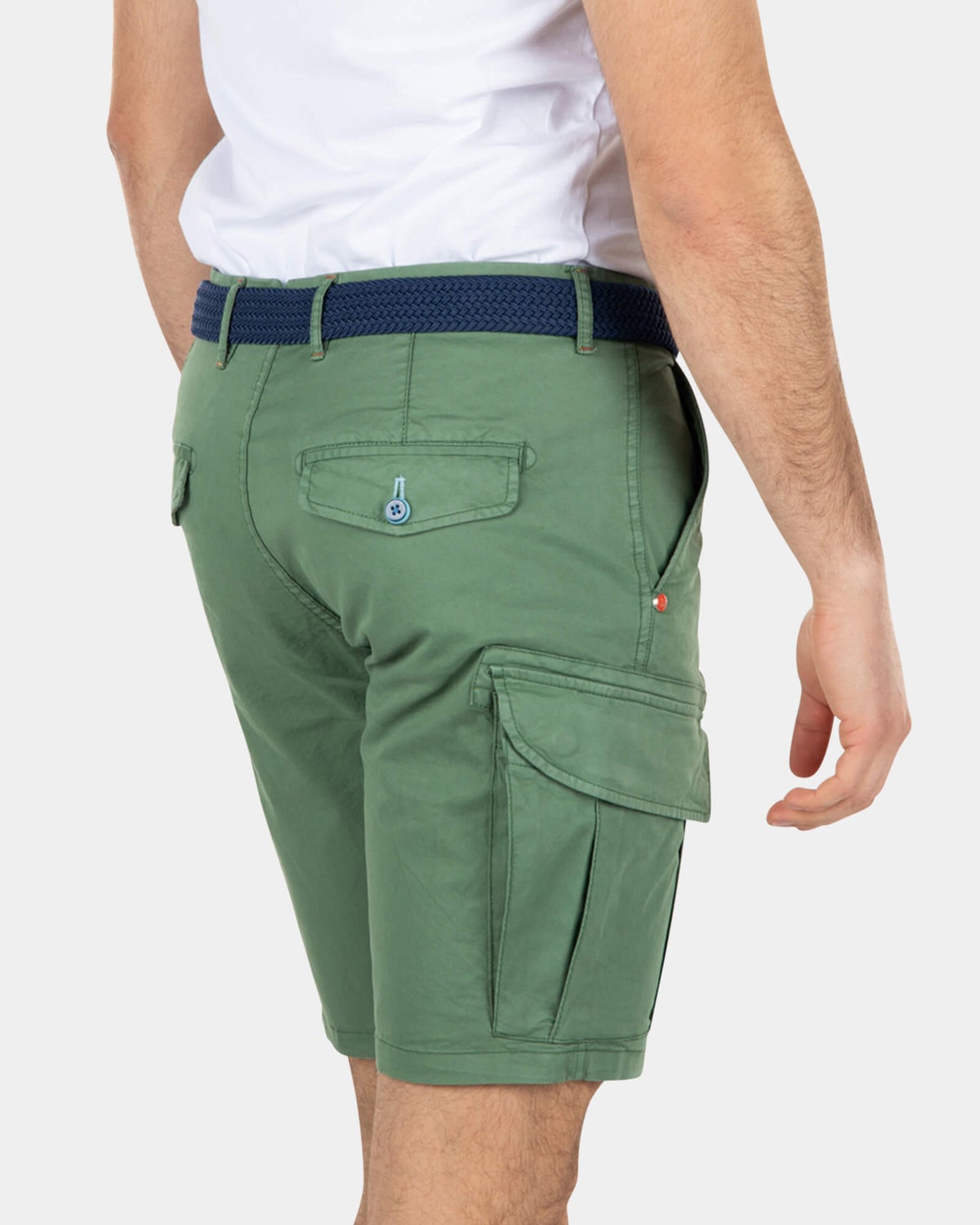 Katoen stretch cargo shorts - Active Army