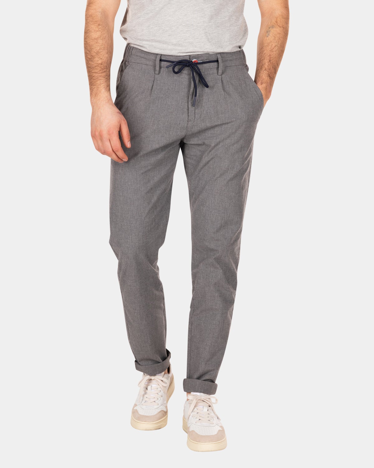 Graue Chinohose aus Baumwolle - Light Grey