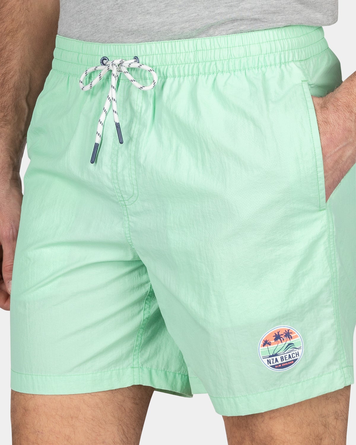 Schlichte Badehose - Teal Green