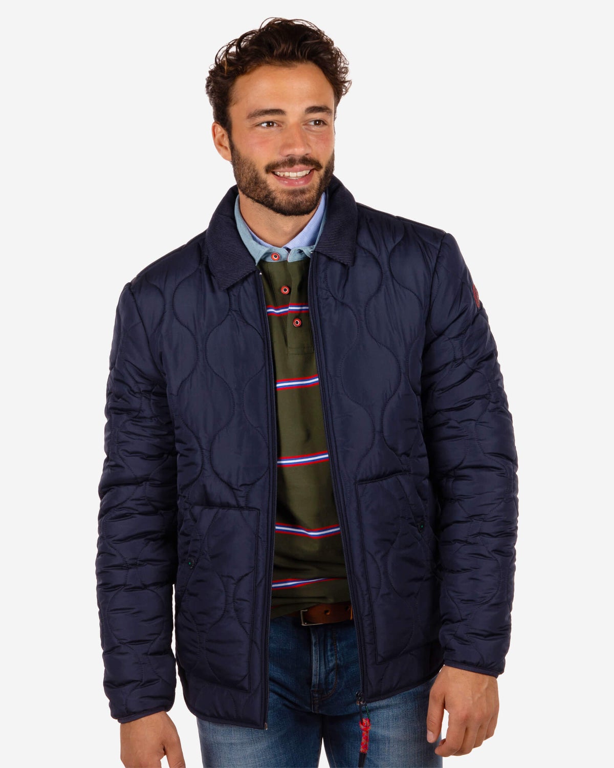 Chaqueta acolchada Rotokereru - Reef Navy