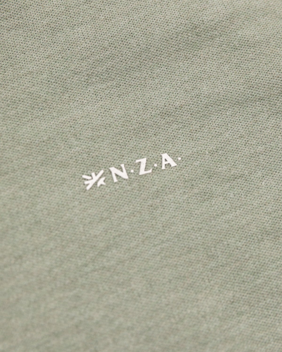 Green longsleeve polo - Sage