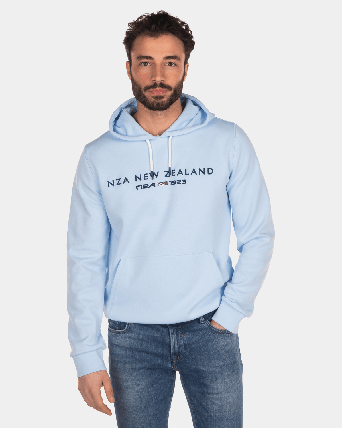 Hoodie mit Logo - Bright Sky