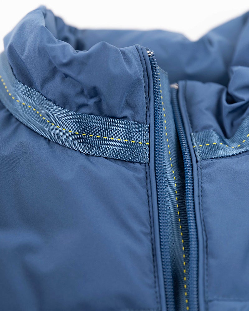 Veste d'hiver rembourrée de couleur unie - Lead Blue