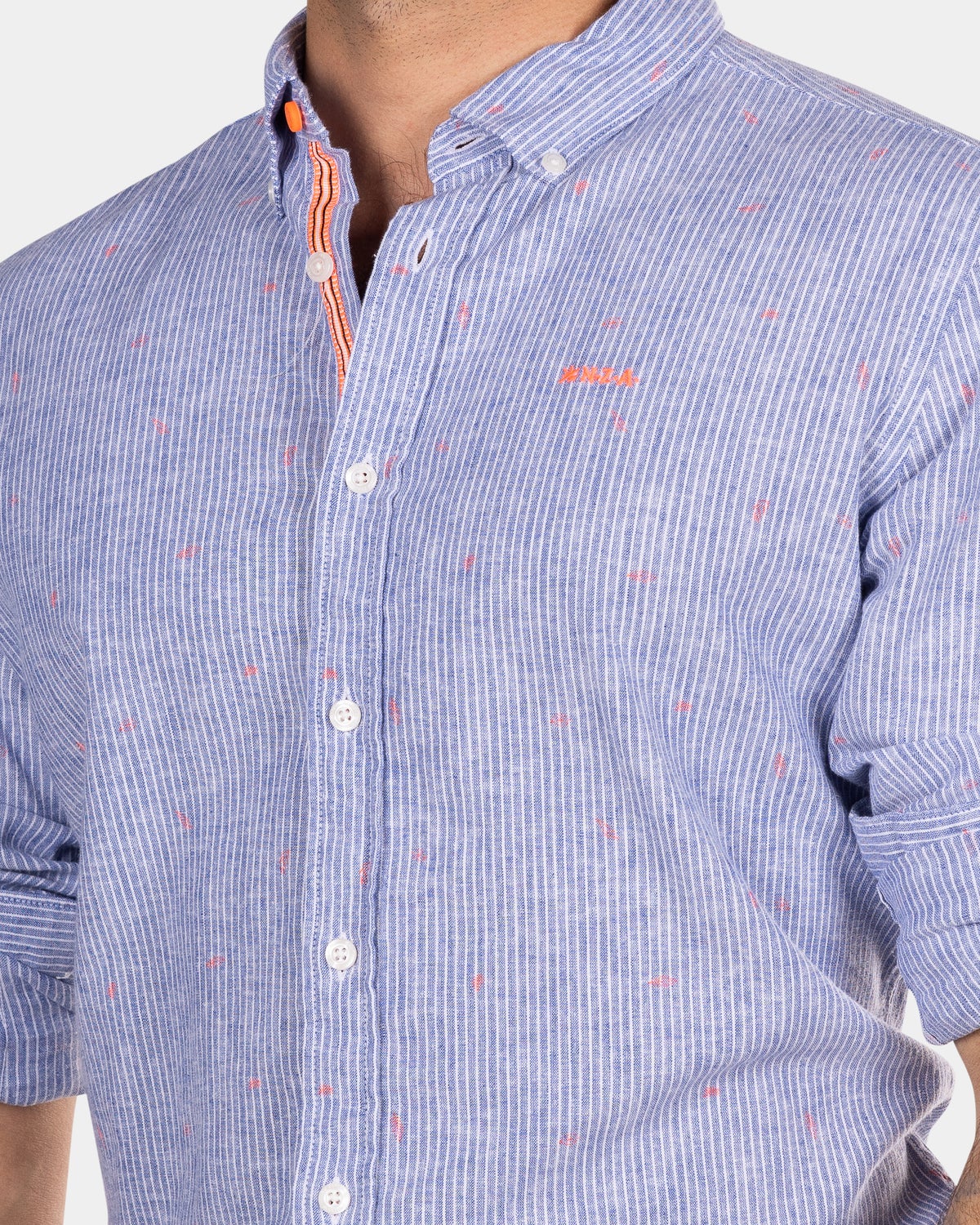 Camisa celeste con raya - Light Blue