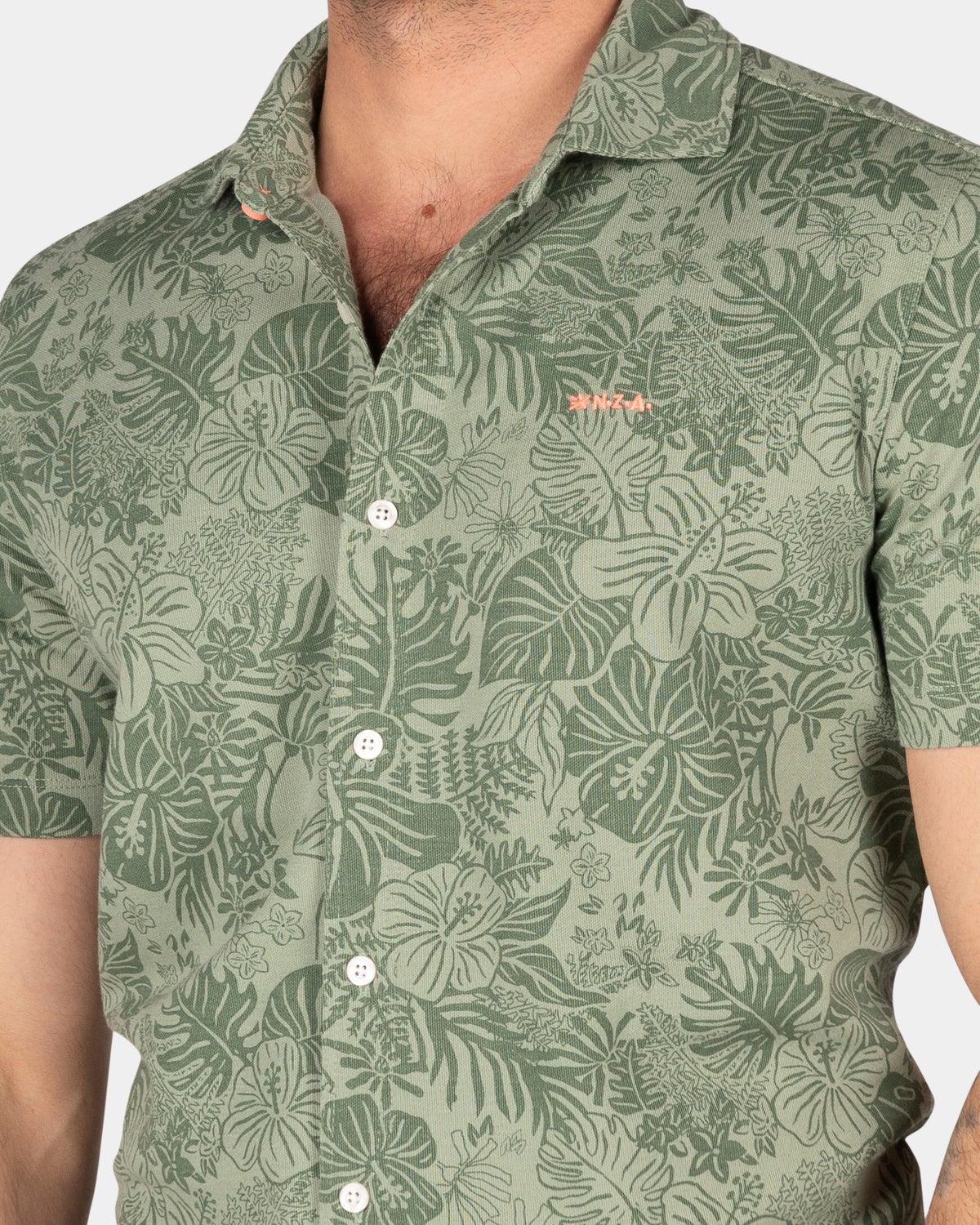 Chemise verte à manches courtes - Mellow Army