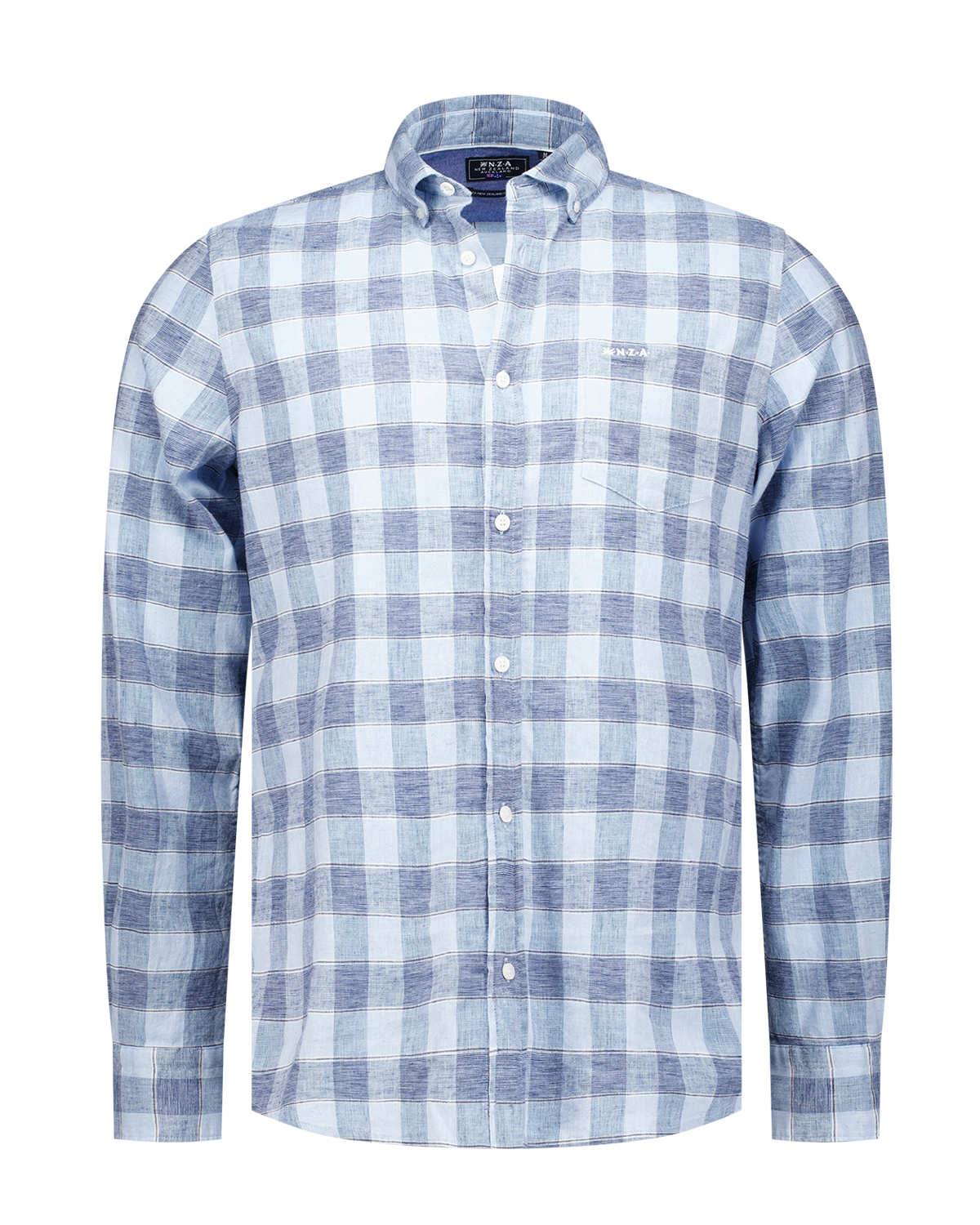 Camisa cuadros azul - Phantom Blue