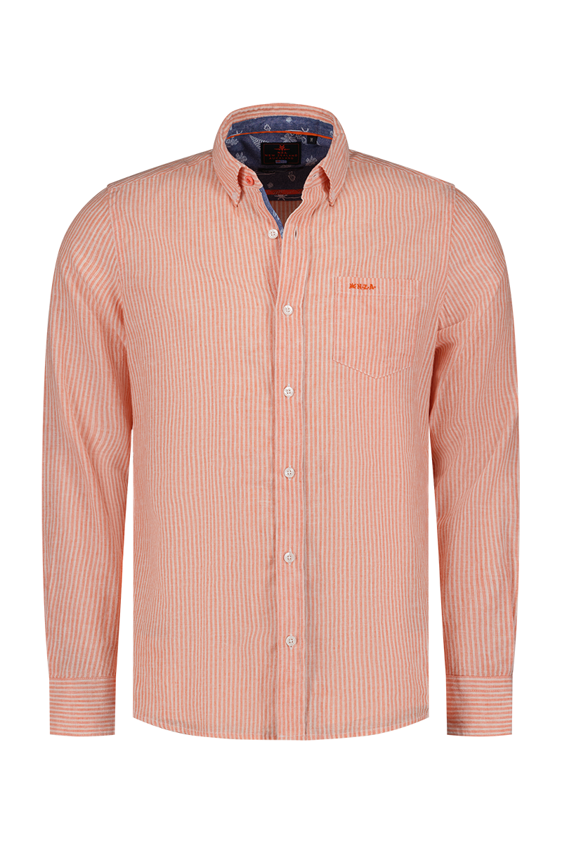 Camisa de lino naranja - Golden Orange