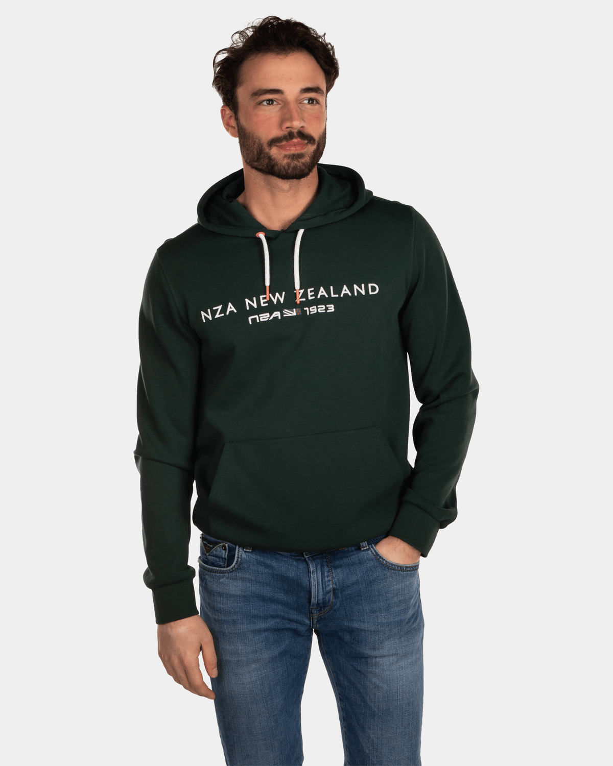 Hoodie mit Logo - Dark Pine