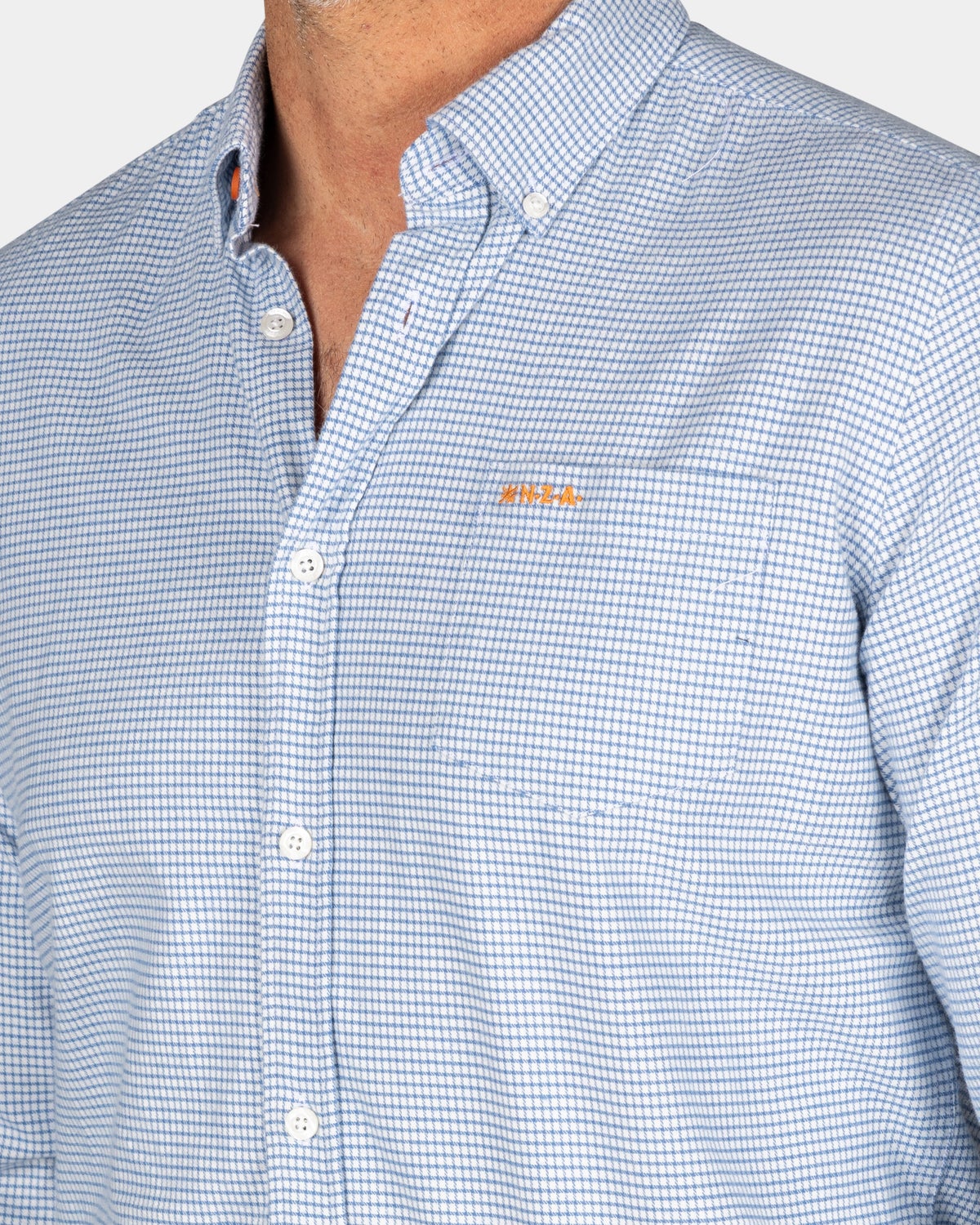 Chemise en flanelle bleu clair - Light Blue