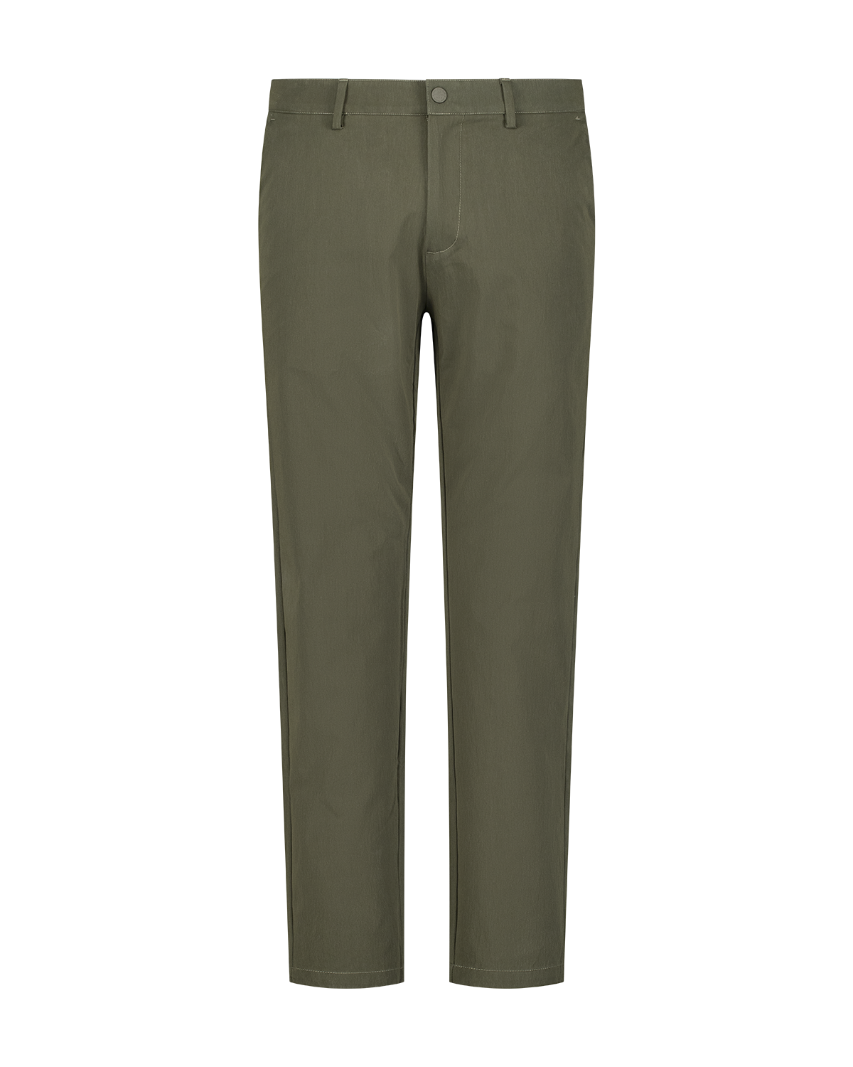 Donkergroene chino met stretch  - Quartz Green