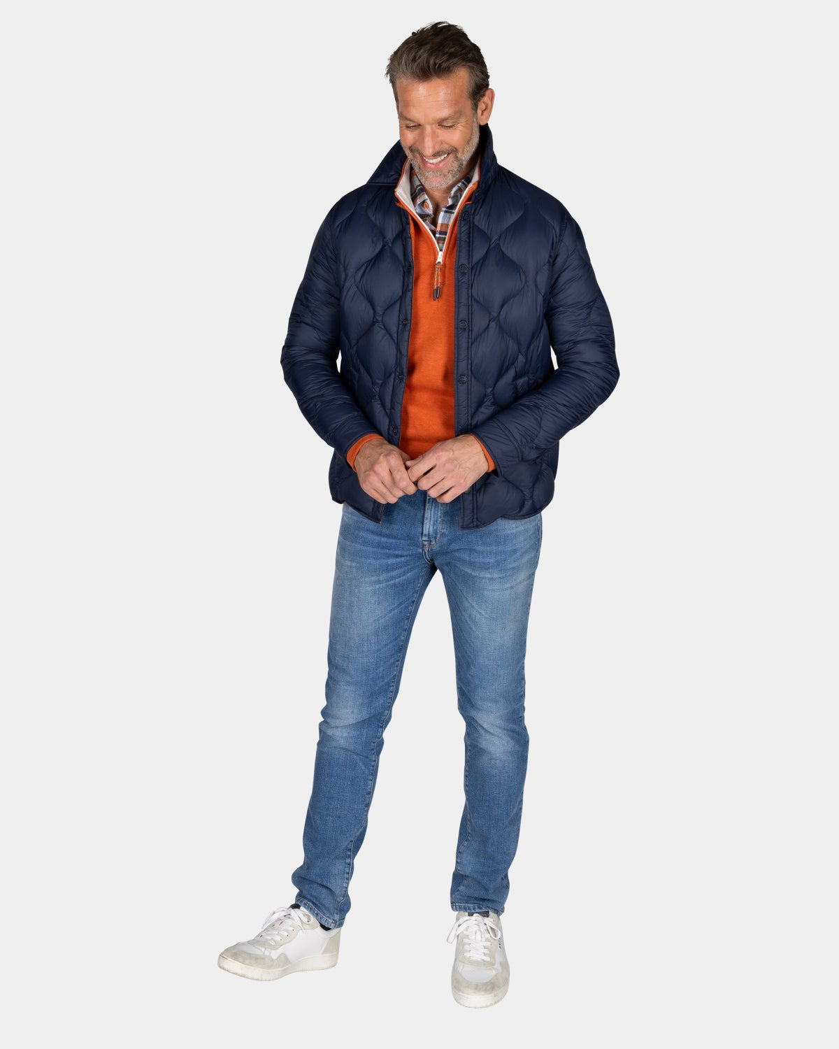 Donkerblauw korte jas - Autumn Navy