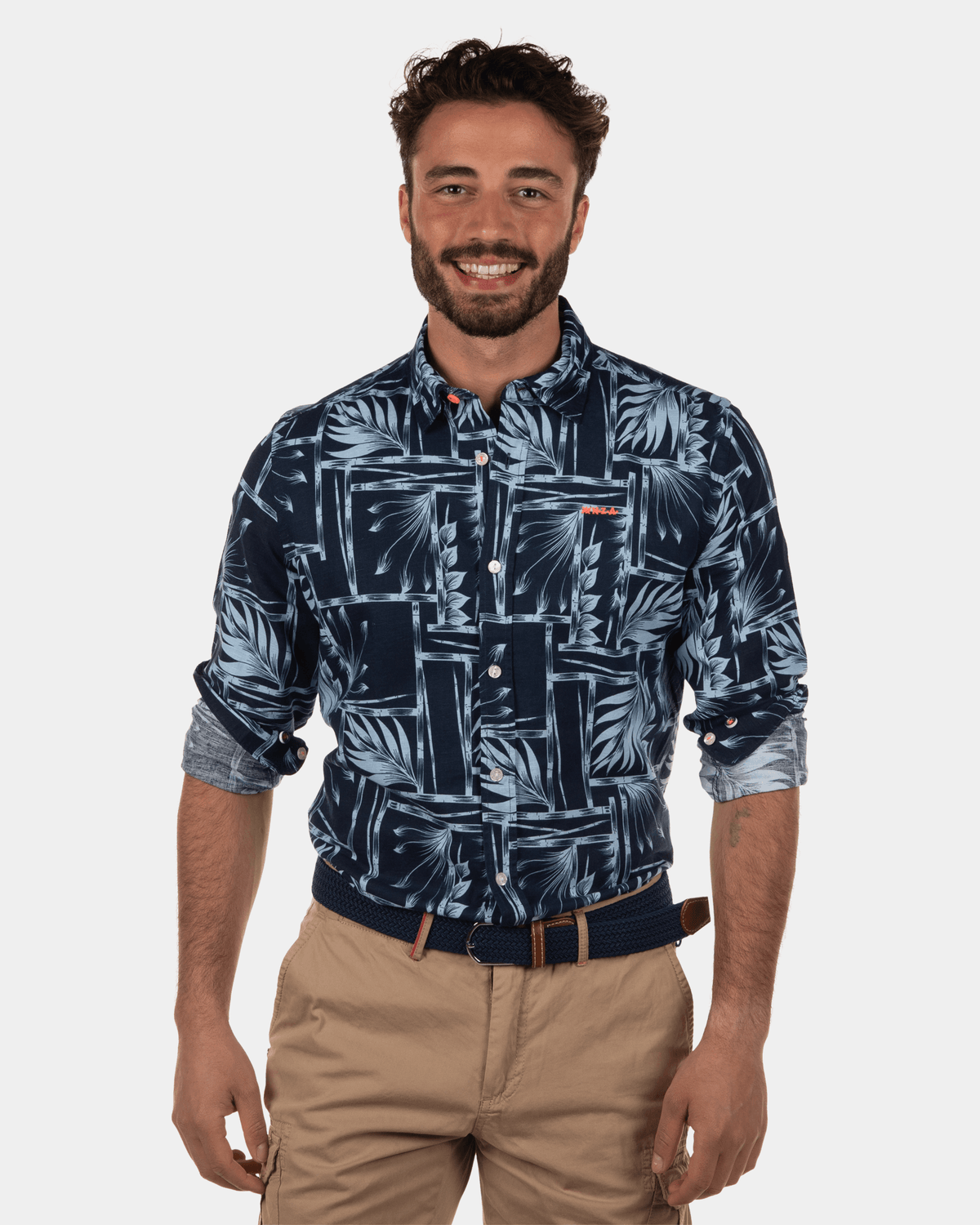 Camisa azul marino Woodville - Dutch Navy