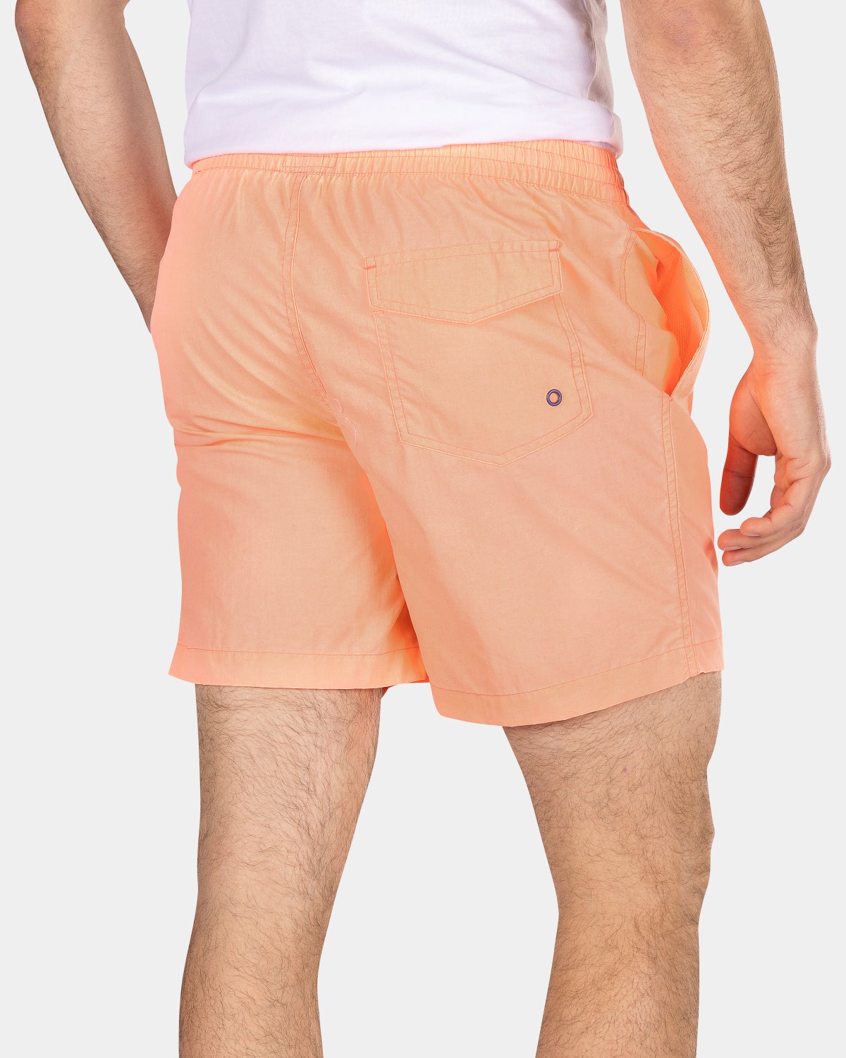 Plain swim shorts - Fury Pink