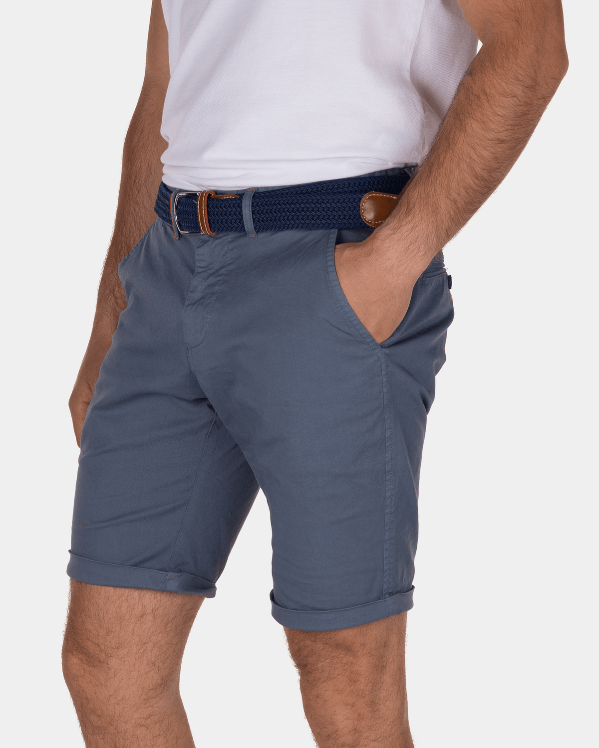 Korte stretch chino Whale Bay - Arkron Blue