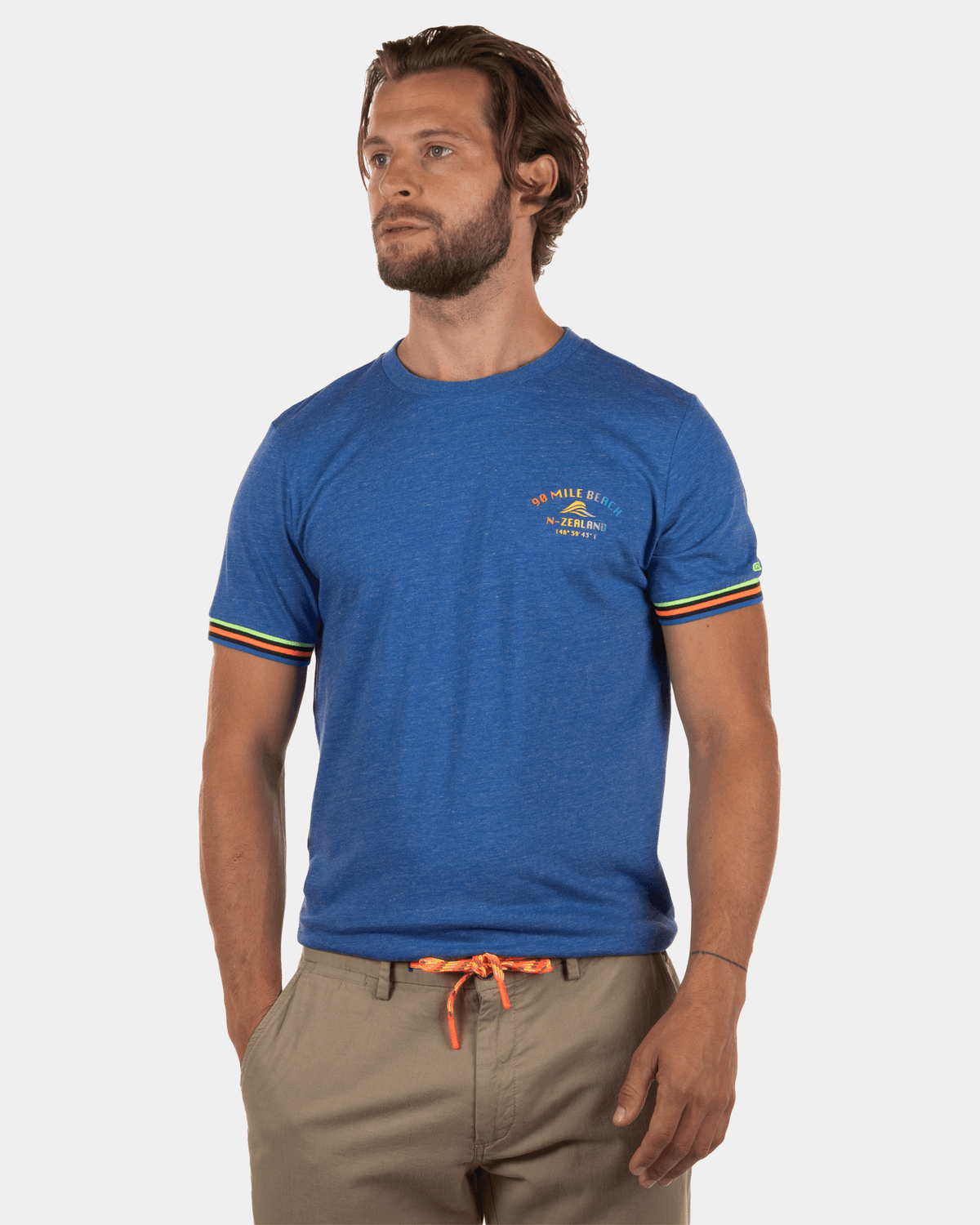 Kohangapiripiri sportief t-shirt - Chinese Blue