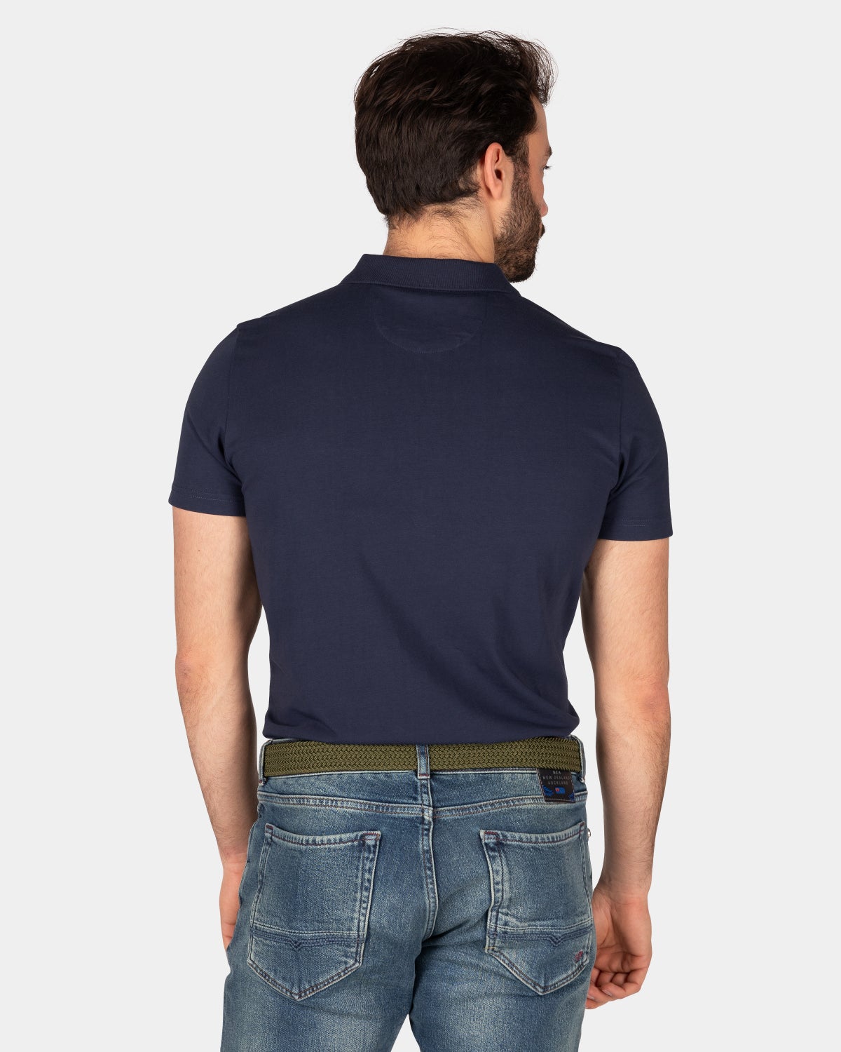 Polo liso de algodón - Traditional Navy